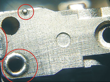 <a href='http://www.rzjjw.com/product/3.htm' class='text_a'>模具激光焊機</a>修復(fù)模具效果